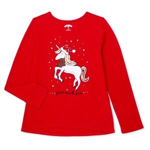 NWT CHRISTMAS TEE, Girl’s Christmas top